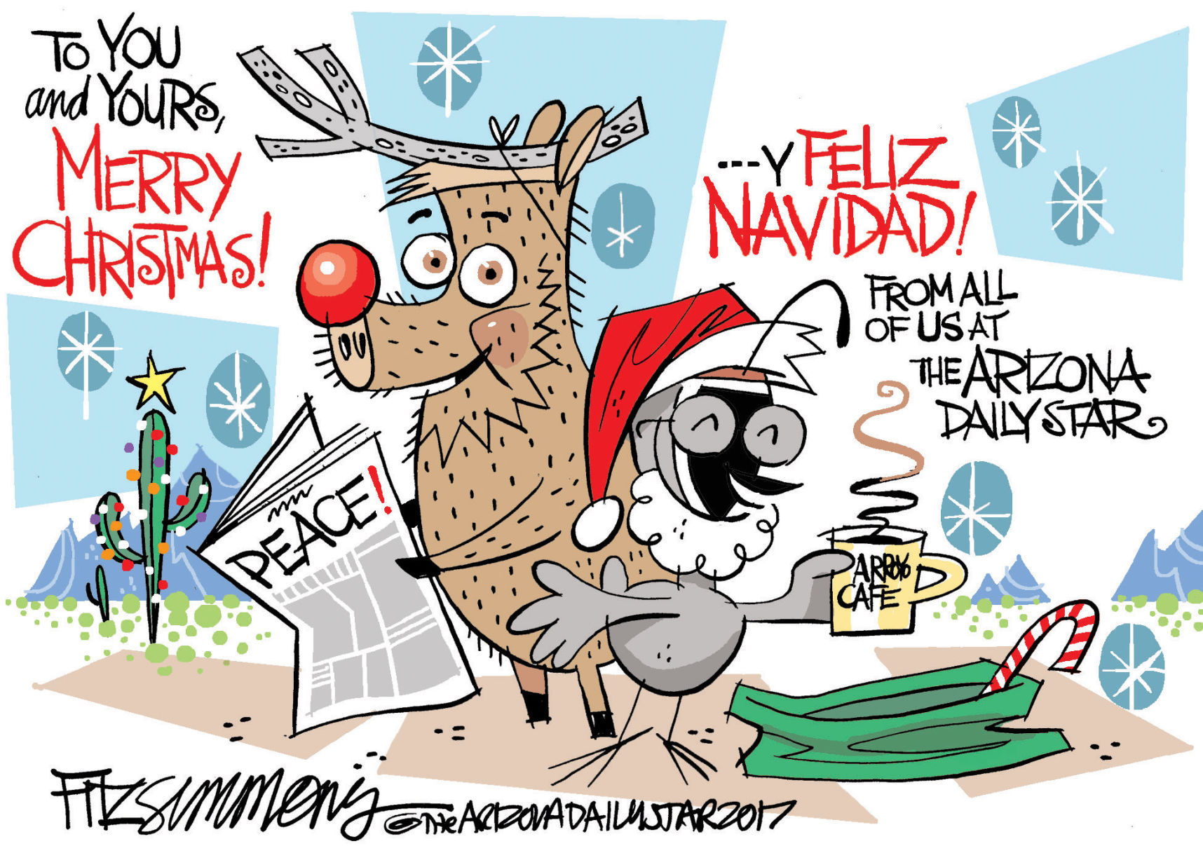 Daily Fitz Cartoon: Christmas